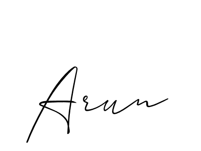 How to Draw Arun signature style? Allison_Script is a latest design signature styles for name Arun. Arun signature style 2 images and pictures png