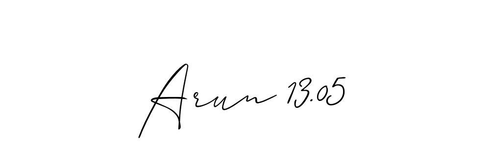 How to Draw Arun 13.05 signature style? Allison_Script is a latest design signature styles for name Arun 13.05. Arun 13.05 signature style 2 images and pictures png