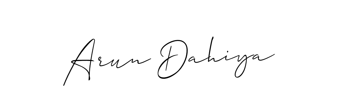 You can use this online signature creator to create a handwritten signature for the name Arun Dahiya. This is the best online autograph maker. Arun Dahiya signature style 2 images and pictures png