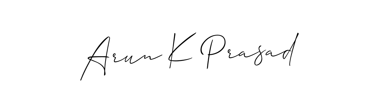 You can use this online signature creator to create a handwritten signature for the name Arun K Prasad. This is the best online autograph maker. Arun K Prasad signature style 2 images and pictures png