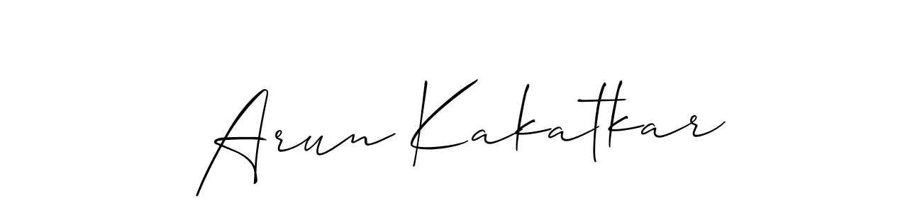 Once you've used our free online signature maker to create your best signature Allison_Script style, it's time to enjoy all of the benefits that Arun Kakatkar name signing documents. Arun Kakatkar signature style 2 images and pictures png