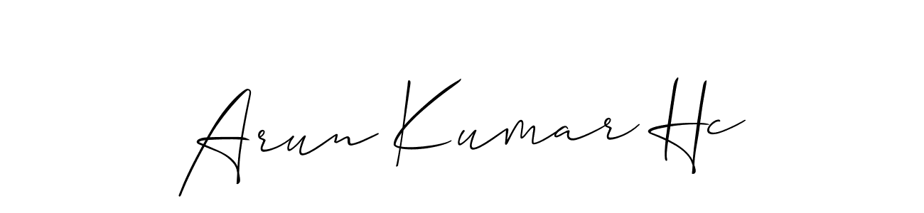 Once you've used our free online signature maker to create your best signature Allison_Script style, it's time to enjoy all of the benefits that Arun Kumar Hc name signing documents. Arun Kumar Hc signature style 2 images and pictures png