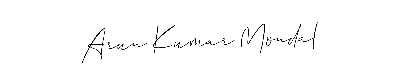Best and Professional Signature Style for Arun Kumar Mondal. Allison_Script Best Signature Style Collection. Arun Kumar Mondal signature style 2 images and pictures png
