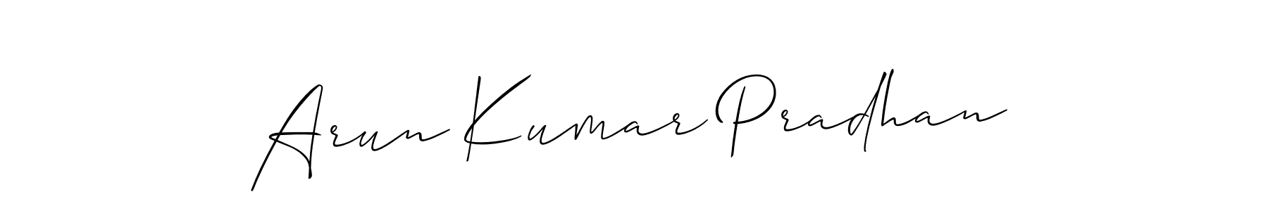 Once you've used our free online signature maker to create your best signature Allison_Script style, it's time to enjoy all of the benefits that Arun Kumar Pradhan name signing documents. Arun Kumar Pradhan signature style 2 images and pictures png