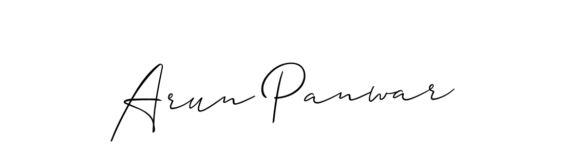 It looks lik you need a new signature style for name Arun Panwar. Design unique handwritten (Allison_Script) signature with our free signature maker in just a few clicks. Arun Panwar signature style 2 images and pictures png
