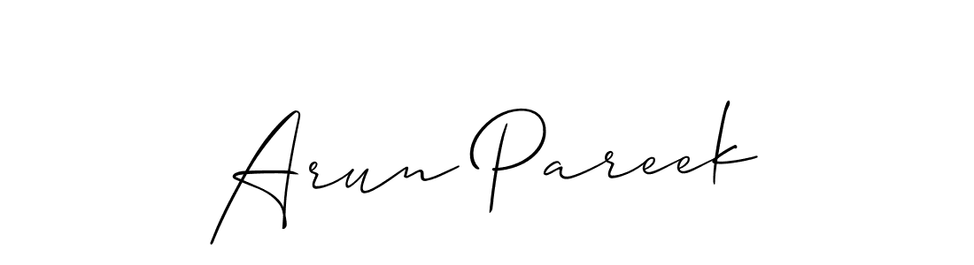Here are the top 10 professional signature styles for the name Arun Pareek. These are the best autograph styles you can use for your name. Arun Pareek signature style 2 images and pictures png