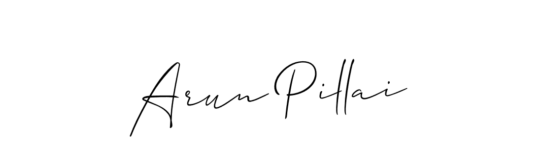 Once you've used our free online signature maker to create your best signature Allison_Script style, it's time to enjoy all of the benefits that Arun Pillai name signing documents. Arun Pillai signature style 2 images and pictures png