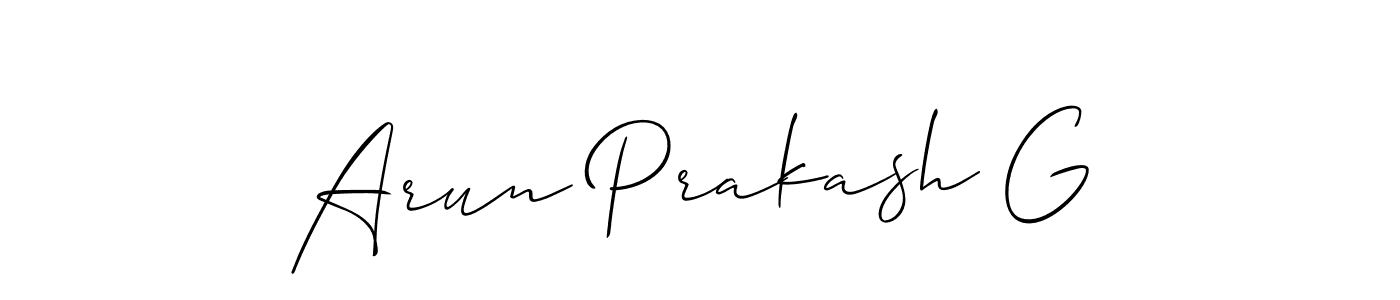 Here are the top 10 professional signature styles for the name Arun Prakash G. These are the best autograph styles you can use for your name. Arun Prakash G signature style 2 images and pictures png