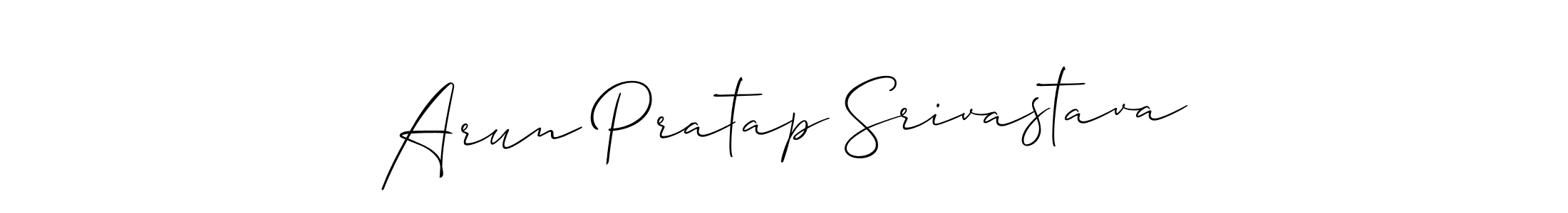 How to make Arun Pratap Srivastava signature? Allison_Script is a professional autograph style. Create handwritten signature for Arun Pratap Srivastava name. Arun Pratap Srivastava signature style 2 images and pictures png