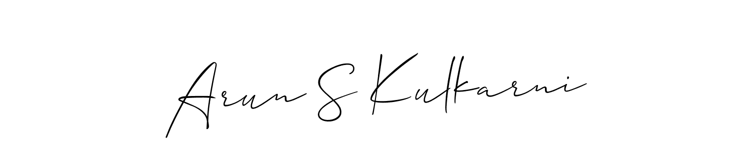 You can use this online signature creator to create a handwritten signature for the name Arun S Kulkarni. This is the best online autograph maker. Arun S Kulkarni signature style 2 images and pictures png