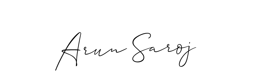 Once you've used our free online signature maker to create your best signature Allison_Script style, it's time to enjoy all of the benefits that Arun Saroj name signing documents. Arun Saroj signature style 2 images and pictures png