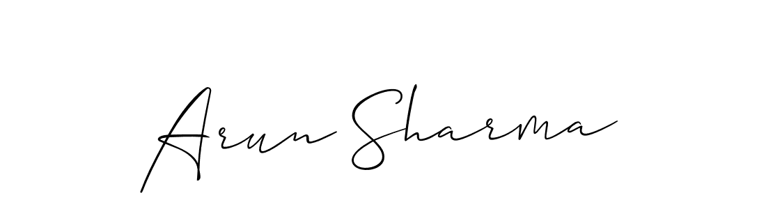 Check out images of Autograph of Arun Sharma name. Actor Arun Sharma Signature Style. Allison_Script is a professional sign style online. Arun Sharma signature style 2 images and pictures png