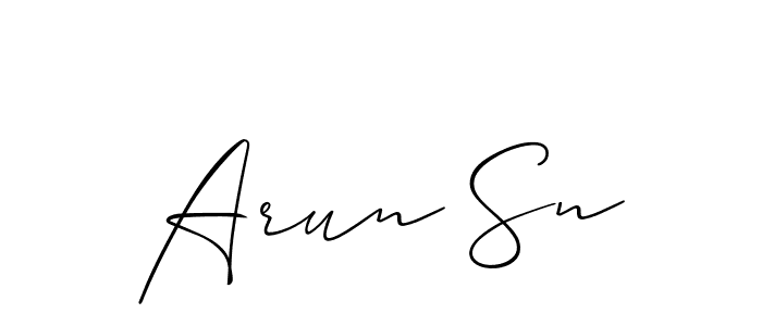 This is the best signature style for the Arun Sn name. Also you like these signature font (Allison_Script). Mix name signature. Arun Sn signature style 2 images and pictures png