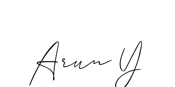 Here are the top 10 professional signature styles for the name Arun Y. These are the best autograph styles you can use for your name. Arun Y signature style 2 images and pictures png