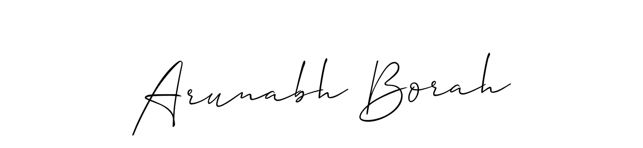 Best and Professional Signature Style for Arunabh Borah. Allison_Script Best Signature Style Collection. Arunabh Borah signature style 2 images and pictures png