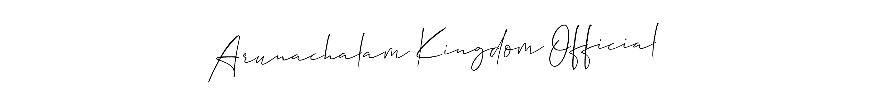 Here are the top 10 professional signature styles for the name Arunachalam Kingdom Official. These are the best autograph styles you can use for your name. Arunachalam Kingdom Official signature style 2 images and pictures png