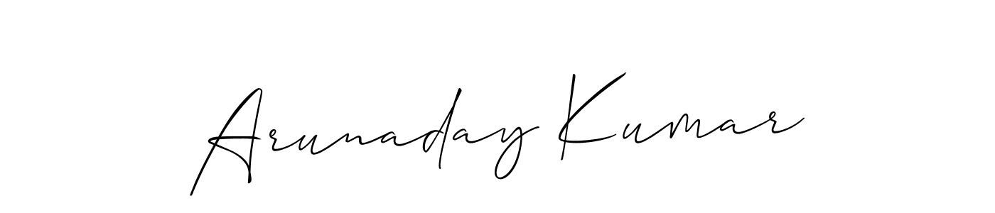 Here are the top 10 professional signature styles for the name Arunaday Kumar. These are the best autograph styles you can use for your name. Arunaday Kumar signature style 2 images and pictures png
