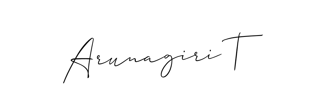 Here are the top 10 professional signature styles for the name Arunagiri T. These are the best autograph styles you can use for your name. Arunagiri T signature style 2 images and pictures png