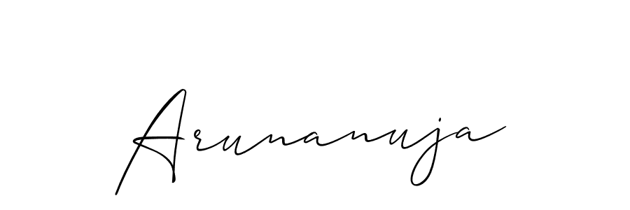 Make a beautiful signature design for name Arunanuja. Use this online signature maker to create a handwritten signature for free. Arunanuja signature style 2 images and pictures png