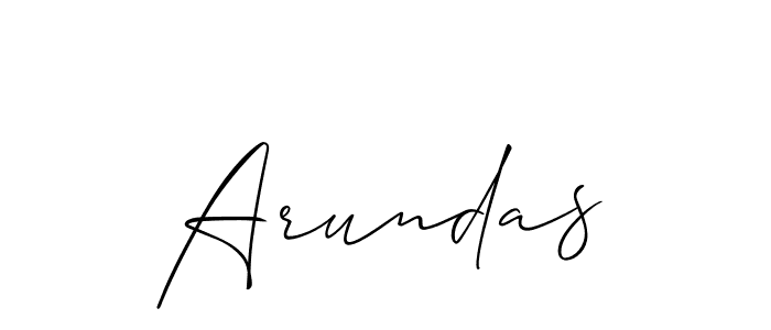 Also You can easily find your signature by using the search form. We will create Arundas name handwritten signature images for you free of cost using Allison_Script sign style. Arundas signature style 2 images and pictures png