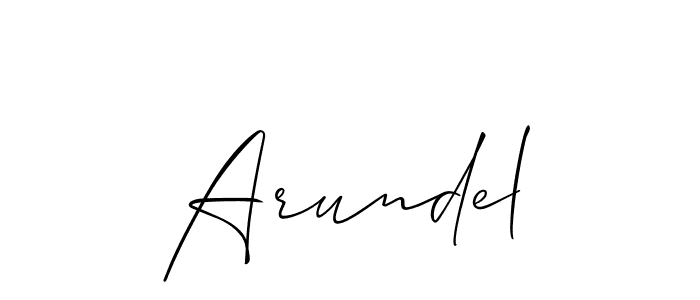 if you are searching for the best signature style for your name Arundel. so please give up your signature search. here we have designed multiple signature styles  using Allison_Script. Arundel signature style 2 images and pictures png