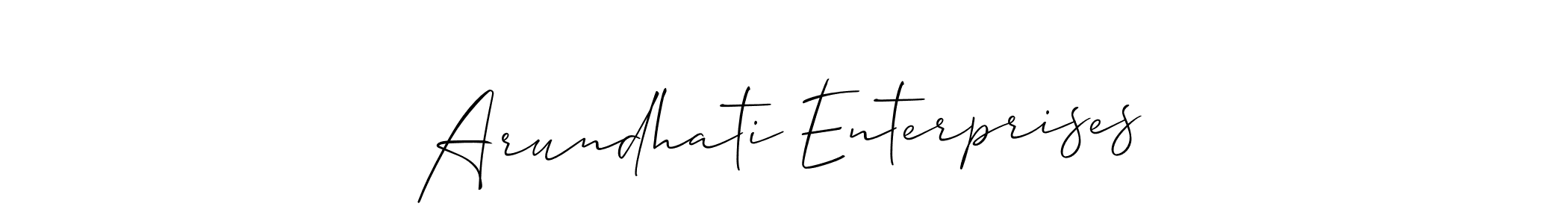 See photos of Arundhati Enterprises official signature by Spectra . Check more albums & portfolios. Read reviews & check more about Allison_Script font. Arundhati Enterprises signature style 2 images and pictures png