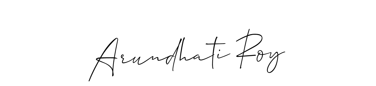 Arundhati Roy stylish signature style. Best Handwritten Sign (Allison_Script) for my name. Handwritten Signature Collection Ideas for my name Arundhati Roy. Arundhati Roy signature style 2 images and pictures png