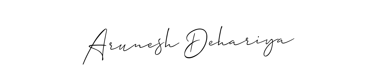 Once you've used our free online signature maker to create your best signature Allison_Script style, it's time to enjoy all of the benefits that Arunesh Dehariya name signing documents. Arunesh Dehariya signature style 2 images and pictures png