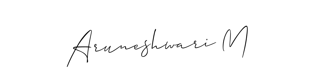 See photos of Aruneshwari M official signature by Spectra . Check more albums & portfolios. Read reviews & check more about Allison_Script font. Aruneshwari M signature style 2 images and pictures png