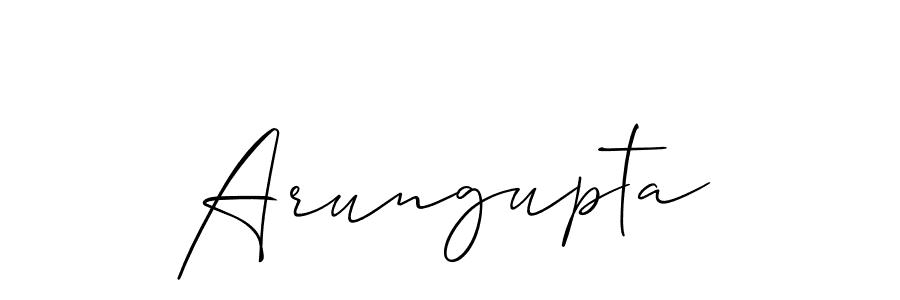 Also You can easily find your signature by using the search form. We will create Arungupta name handwritten signature images for you free of cost using Allison_Script sign style. Arungupta signature style 2 images and pictures png