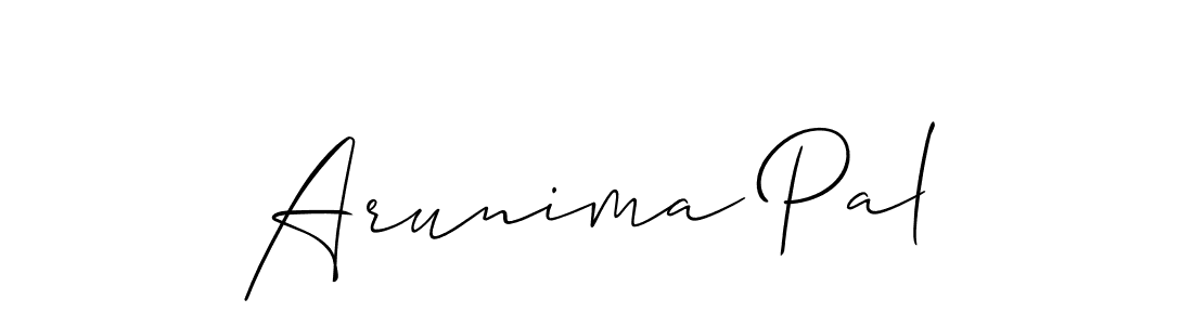 How to Draw Arunima Pal signature style? Allison_Script is a latest design signature styles for name Arunima Pal. Arunima Pal signature style 2 images and pictures png