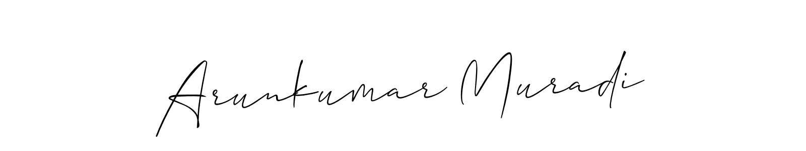 Similarly Allison_Script is the best handwritten signature design. Signature creator online .You can use it as an online autograph creator for name Arunkumar Muradi. Arunkumar Muradi signature style 2 images and pictures png