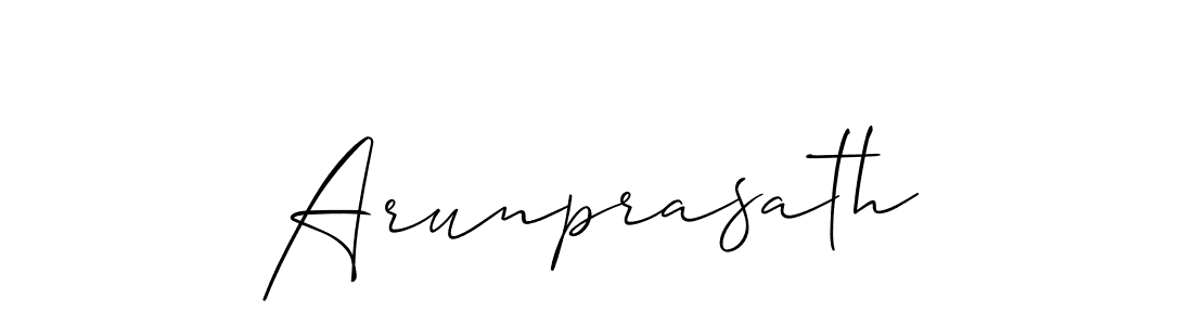 Similarly Allison_Script is the best handwritten signature design. Signature creator online .You can use it as an online autograph creator for name Arunprasath. Arunprasath signature style 2 images and pictures png
