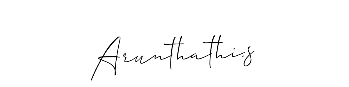 Here are the top 10 professional signature styles for the name Arunthathi.s. These are the best autograph styles you can use for your name. Arunthathi.s signature style 2 images and pictures png