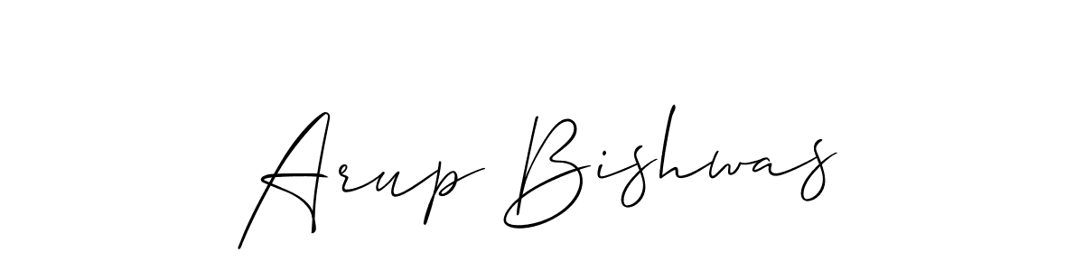 How to Draw Arup Bishwas signature style? Allison_Script is a latest design signature styles for name Arup Bishwas. Arup Bishwas signature style 2 images and pictures png