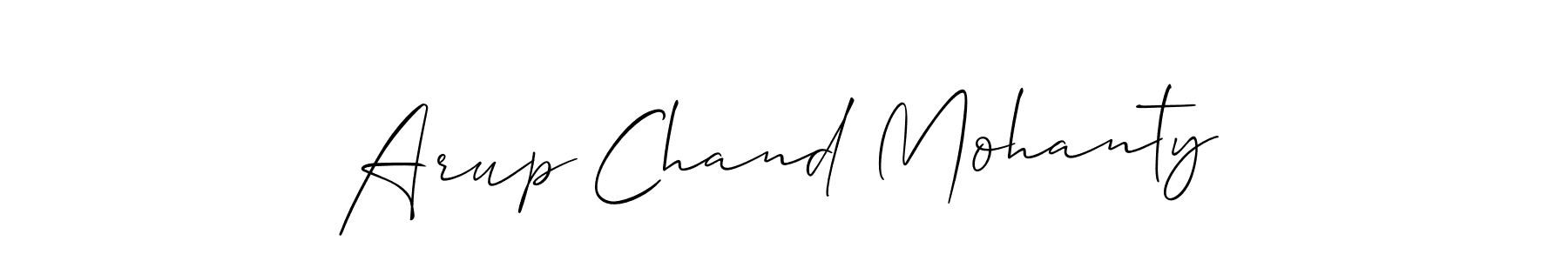 Make a short Arup Chand Mohanty signature style. Manage your documents anywhere anytime using Allison_Script. Create and add eSignatures, submit forms, share and send files easily. Arup Chand Mohanty signature style 2 images and pictures png