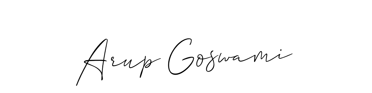 Make a beautiful signature design for name Arup Goswami. Use this online signature maker to create a handwritten signature for free. Arup Goswami signature style 2 images and pictures png