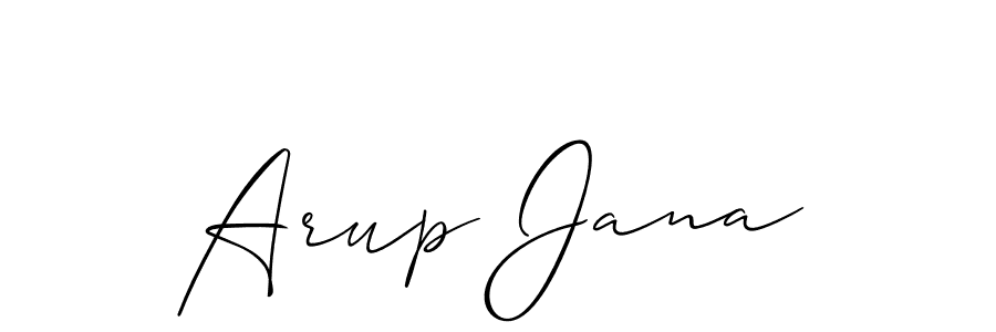 This is the best signature style for the Arup Jana name. Also you like these signature font (Allison_Script). Mix name signature. Arup Jana signature style 2 images and pictures png