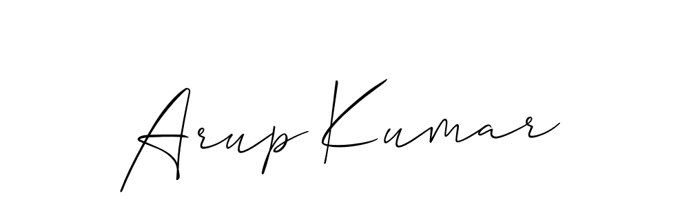 How to Draw Arup Kumar signature style? Allison_Script is a latest design signature styles for name Arup Kumar. Arup Kumar signature style 2 images and pictures png