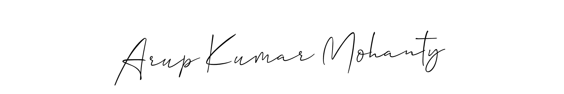 How to Draw Arup Kumar Mohanty signature style? Allison_Script is a latest design signature styles for name Arup Kumar Mohanty. Arup Kumar Mohanty signature style 2 images and pictures png