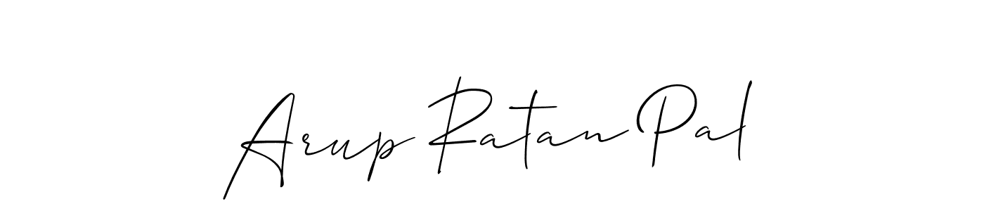 The best way (Allison_Script) to make a short signature is to pick only two or three words in your name. The name Arup Ratan Pal include a total of six letters. For converting this name. Arup Ratan Pal signature style 2 images and pictures png