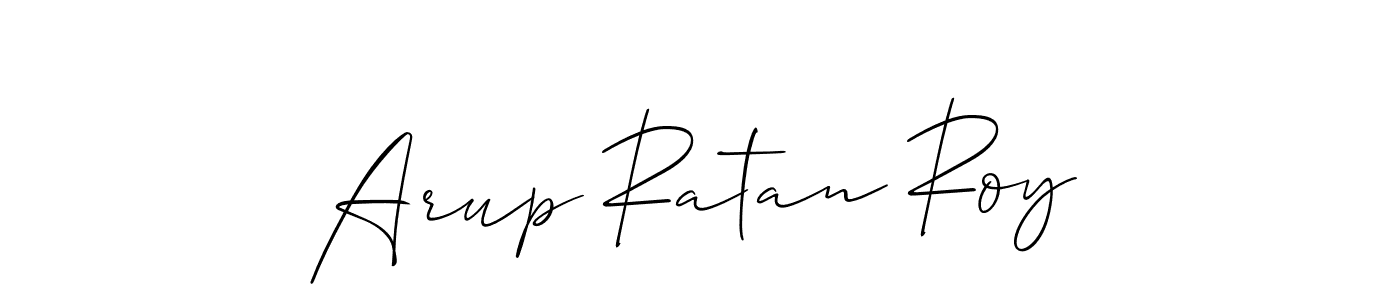 Design your own signature with our free online signature maker. With this signature software, you can create a handwritten (Allison_Script) signature for name Arup Ratan Roy. Arup Ratan Roy signature style 2 images and pictures png