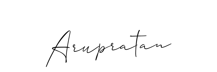 Arupratan stylish signature style. Best Handwritten Sign (Allison_Script) for my name. Handwritten Signature Collection Ideas for my name Arupratan. Arupratan signature style 2 images and pictures png