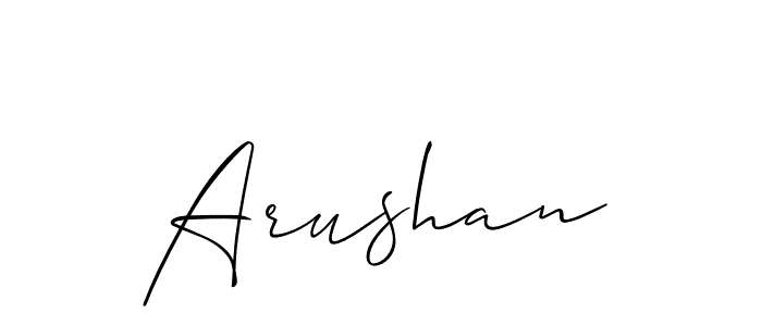 Make a beautiful signature design for name Arushan. Use this online signature maker to create a handwritten signature for free. Arushan signature style 2 images and pictures png