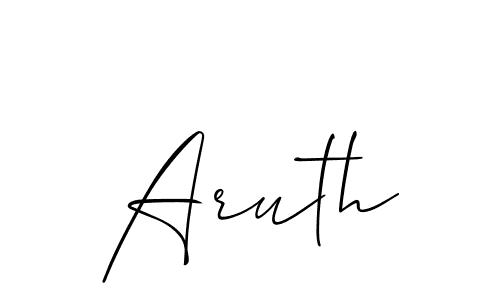 Also we have Aruth name is the best signature style. Create professional handwritten signature collection using Allison_Script autograph style. Aruth signature style 2 images and pictures png