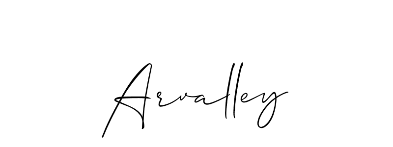 Also You can easily find your signature by using the search form. We will create Arvalley name handwritten signature images for you free of cost using Allison_Script sign style. Arvalley signature style 2 images and pictures png