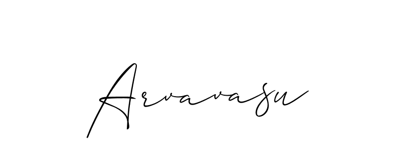 Also we have Arvavasu name is the best signature style. Create professional handwritten signature collection using Allison_Script autograph style. Arvavasu signature style 2 images and pictures png