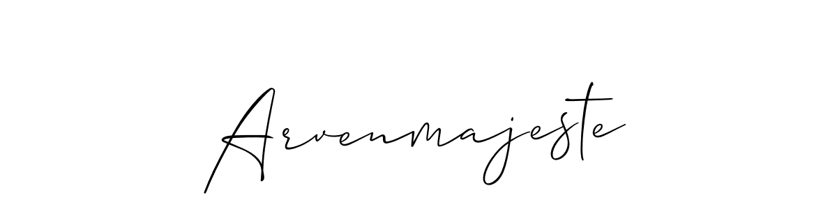 How to Draw Arvenmajeste signature style? Allison_Script is a latest design signature styles for name Arvenmajeste. Arvenmajeste signature style 2 images and pictures png
