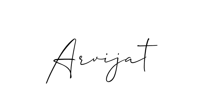 Make a beautiful signature design for name Arvijat. Use this online signature maker to create a handwritten signature for free. Arvijat signature style 2 images and pictures png