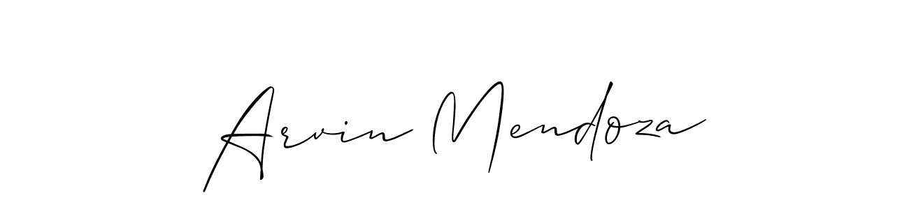 Similarly Allison_Script is the best handwritten signature design. Signature creator online .You can use it as an online autograph creator for name Arvin Mendoza. Arvin Mendoza signature style 2 images and pictures png